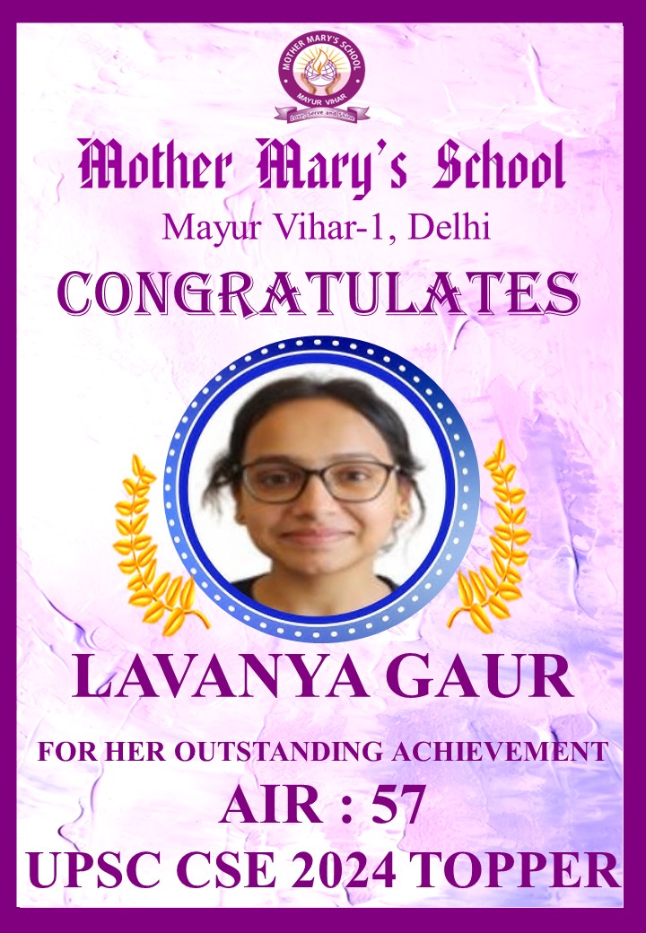 AIR : 57 UPSE CSE 2024 TOPPER LAVANYA GAUR