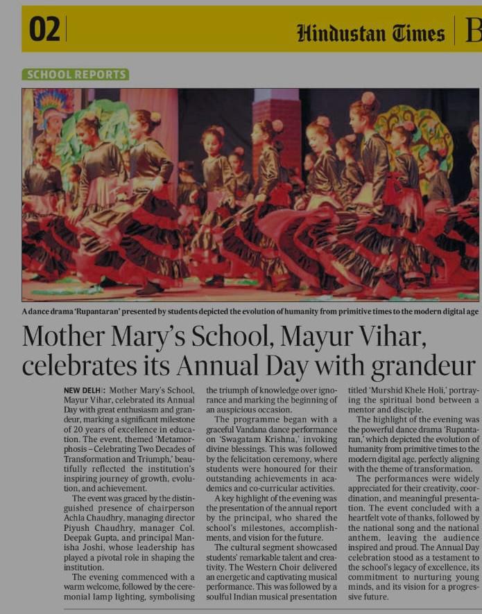 ANNUAL DAY 2025- METAMORPHOSIS