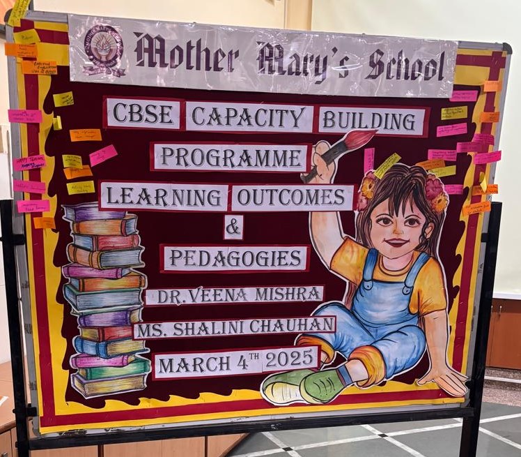 CBSE CAPACITY BUILDING PROGRAMME - LEARNING OUTCOMES AND PEDAGOGIES