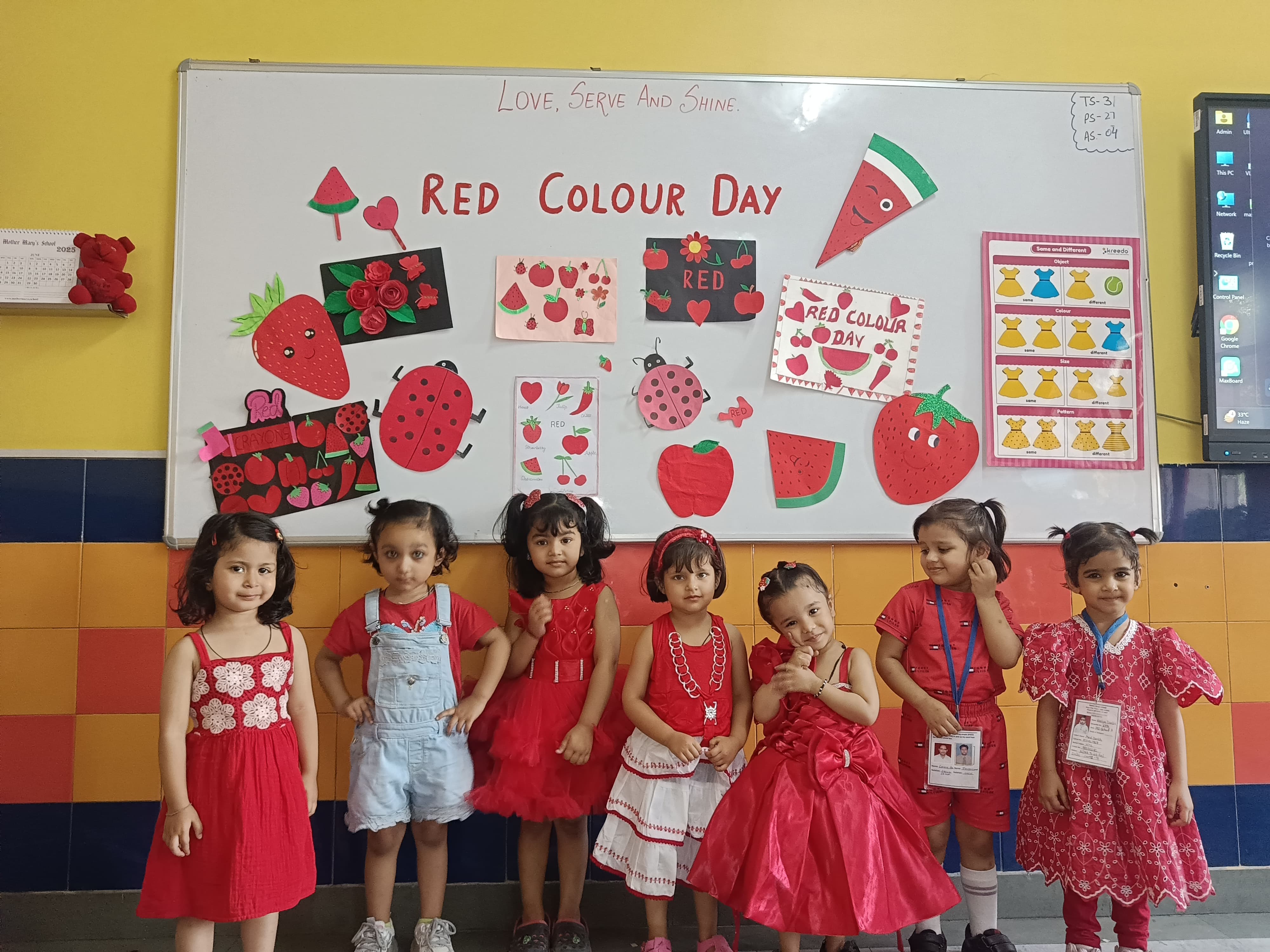 RED COLOUR DAY