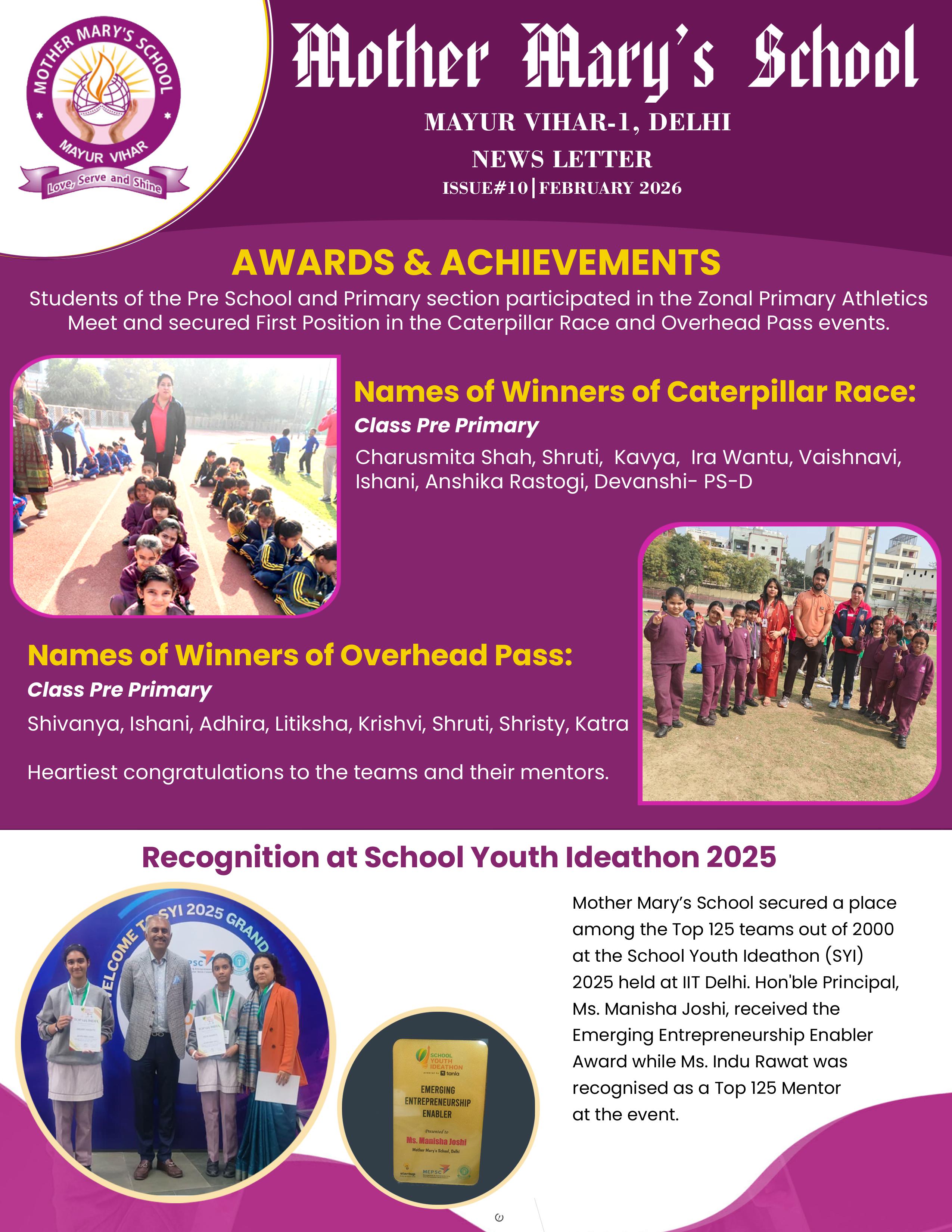 SCHOOL NEWSLETTER ISSUE#11